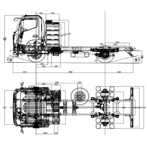 Шасси BROCK EV160, 4х2, 160 кВт, до 340 км