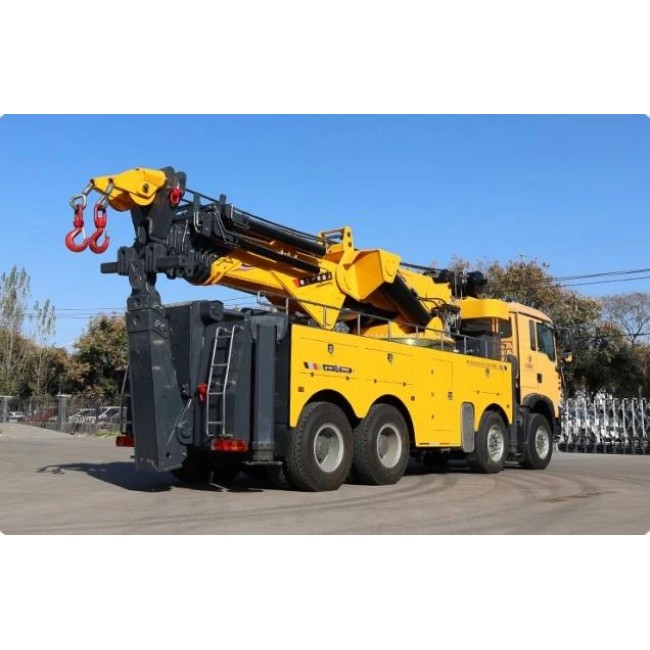 Грузовой эвакуатор Isuzu Giga 8х4, 465 л.с, 80 т