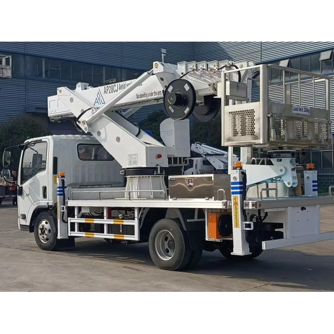 Автовышка Isuzu Elf, 4x2, 28 метров