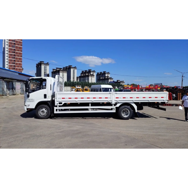 Бортовой грузовик ISUZU ELF, 4х2, 188 л.с, 6 тонн