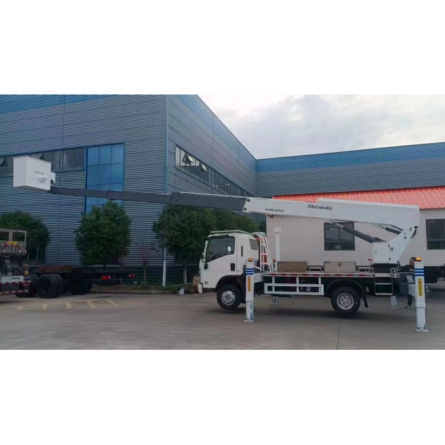 Автовышка Isuzu Elf KV100, 4x2, 130 л.с., 20 метров