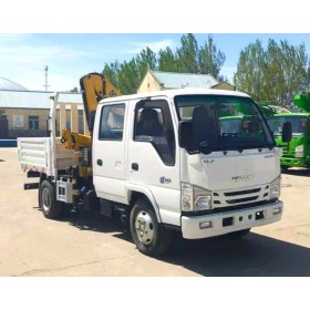 Самосвал с КМУ ISUZU 100P, 4х2, 130 л.с., 2 тонны