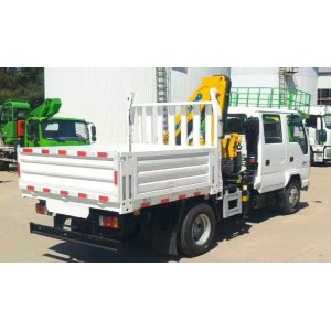 Самосвал с КМУ ISUZU 100P, 4х2, 130 л.с., 2 тонны