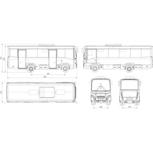 Автобус SIMAZ 2258-542, 190 л.с.