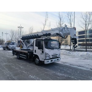 Бурильно-крановая машина Isuzu Elf, KV100, 4х2, 130 л.с, 5 т