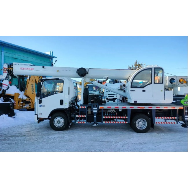Автокран Isuzu Elf KV600, 4x2, 128 л.с, 8 тонн, 26 метров