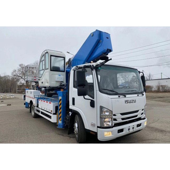Aвтовышка Isuzu Elf, 4х2, 190 л.с, 36 метров