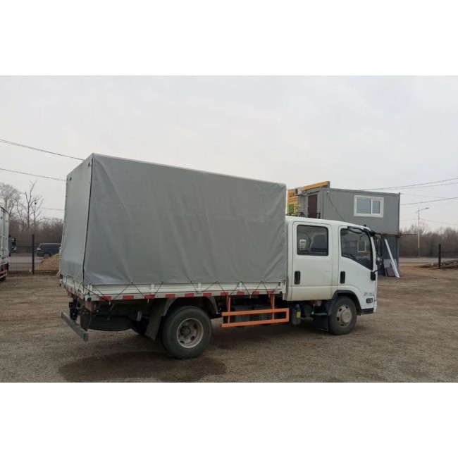 Бортовой грузовик Isuzu Elf, 4х2, 126 л.с, кaтeгopия C двухрядный