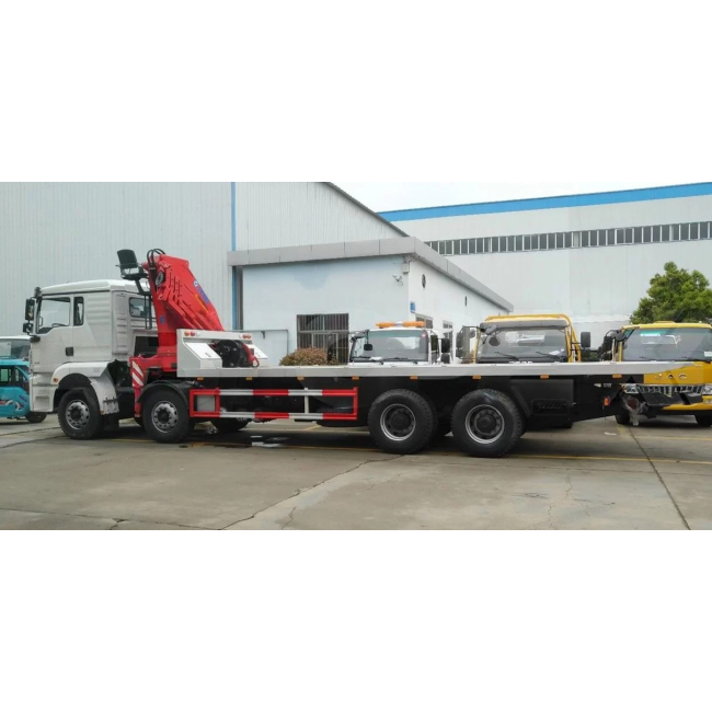 Эвакуатор ISUZU GIGA 8x4, 18 тонн, с КМУ