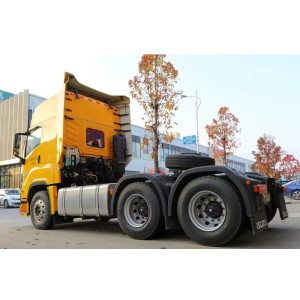 Седельный тягач Isuzu Giga (желтый)