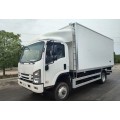 Изотермический фургон Isuzu Elf (N-series) с КМУ XCMG, 190 л.с.