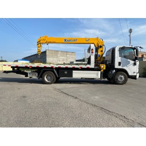 Эвакуатор ISUZU ELF с КМУ - 4 тонны, 130 л.с.