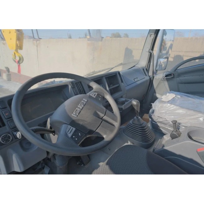 Автокран с буром Isuzu Giga, 4х2, 205 л.с, 12 тонн, 29 метров