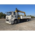 Бортовой грузовик Isuzu Giga с КМУ XCMG 10 Т