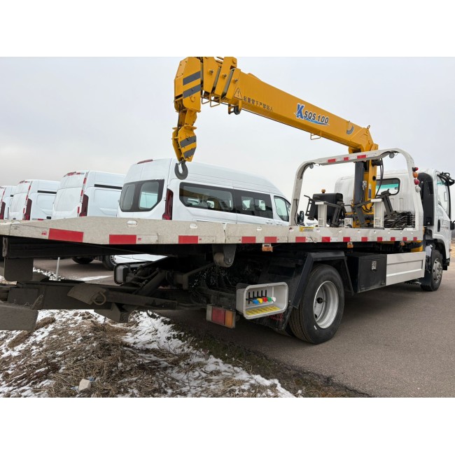 Эвакуатор ISUZU ELF с КМУ - 4 тонны, 130 л.с.