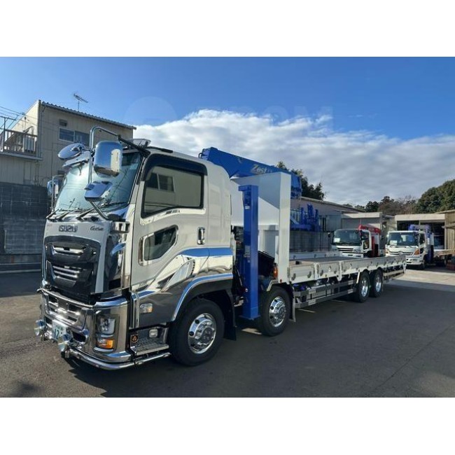 Манипулятор Isuzu Giga, 8х4, дизель, 380 л.с., стрела 5 тонн