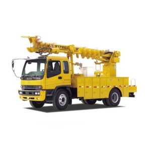 Автовышка изолированная с буром Isuzu Elf, 4x2, 270 л.с., 21 метр
