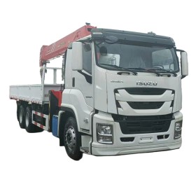 Кран-манипулятор на шасси ISUZU 6х4, 12 тонн