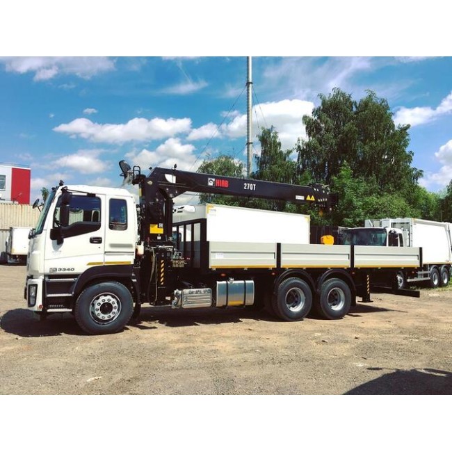 Бортовой автомобиль с КМУ на шасси GIGA CYZ52Q HIAB 270 T